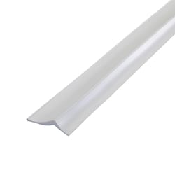 M-D Building Products White Vinyl Top & Sides Door Seal For Garage Doors 360 in. L X 1 in.