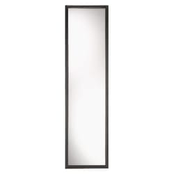Erias 49 in. H X 13 in. W Black Plastic Door Mirror