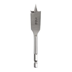 Milwaukee 4.5 in. L Carbon Steel Flat Boring Bit Hex Shank 1 pk