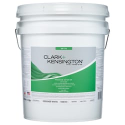 Clark+Kensington Satin Designer White House & Trim Paint & Primer Exterior 5 gal