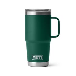 YETI Rambler 20 oz Black Forest Green BPA Free Travel Mug