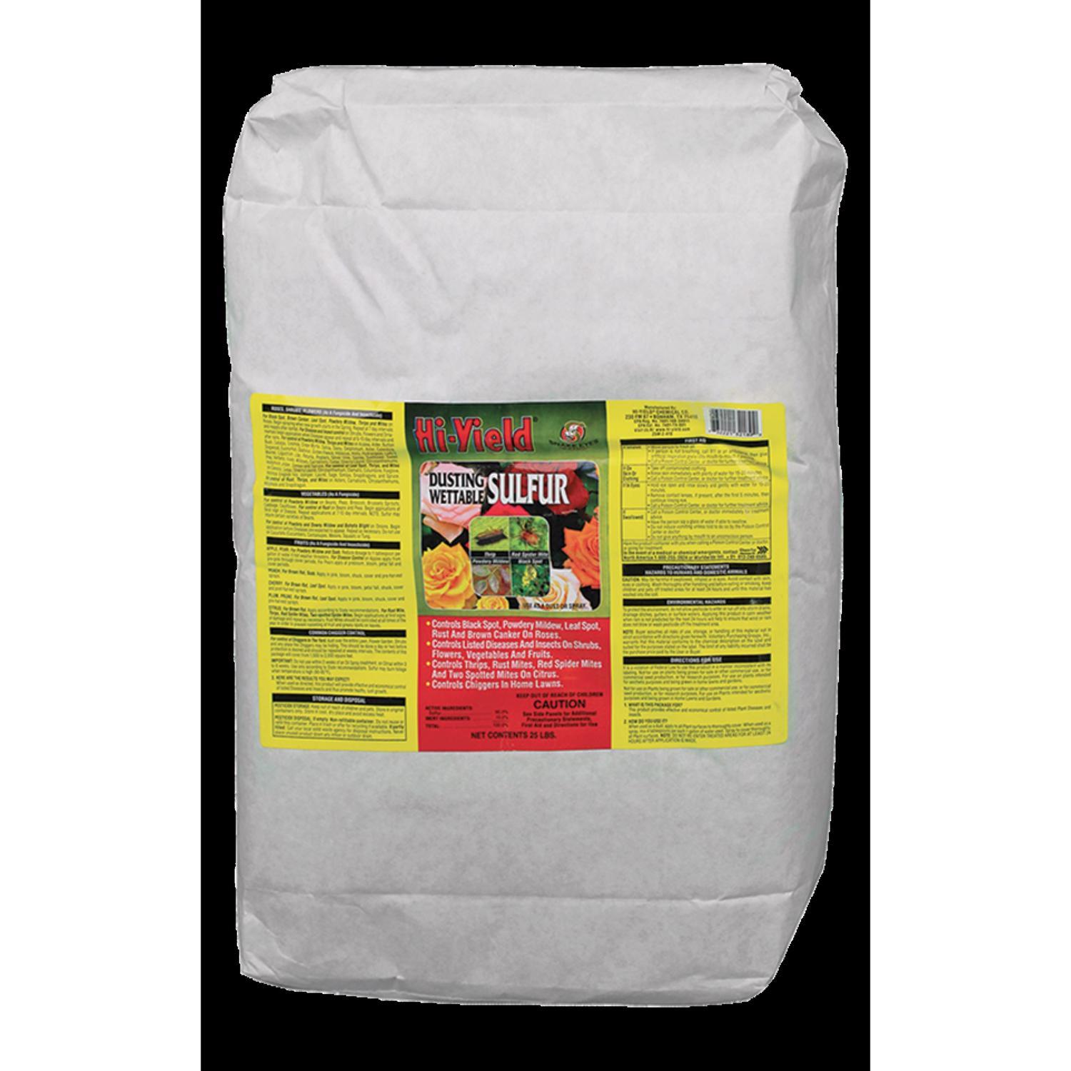 Hi-Yield Dusting Wettable Sulfur Insect Killer Dust 25 lb - Ace Hardware