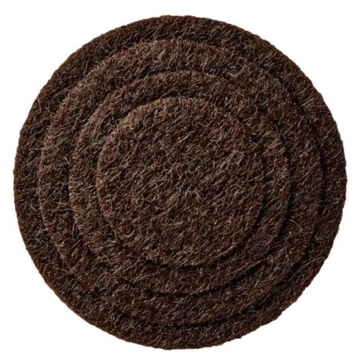 Ace Felt Self Adhesive Protective Pad Brown Round 1 in. W 48 pk - Ace  Hardware