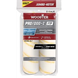 Wooster Pro/Doo-Z Woven 6-1/2 in. W X 3/8 in. Jumbo Paint Roller Cover 2 pk