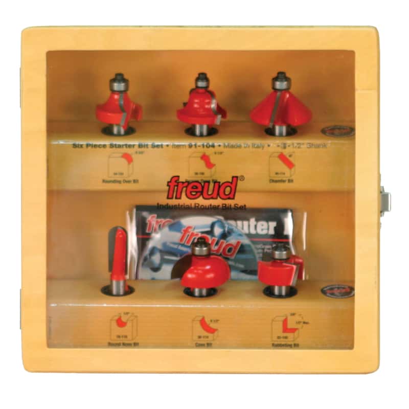 Freud Router Bit Set 6 pc Ace Hardware