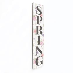 P Graham Dunn Multicolored Wood 47 in. H Spring Porch Sign