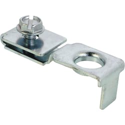 Prime-Line 0.38 in. D X 1.25 in. L Zinc-Plated Silver Steel Bracket 1 pk