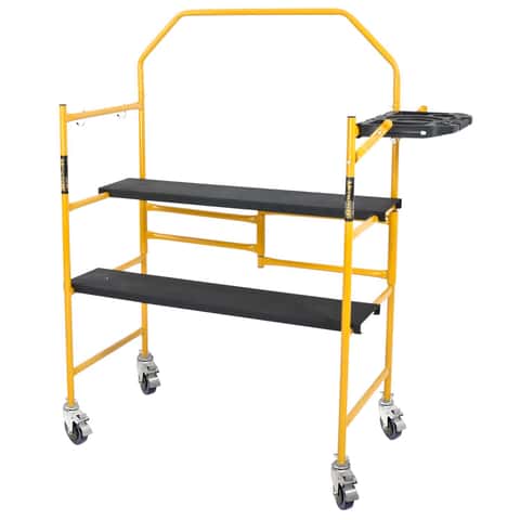 Metaltech Jobsite Series Black/Yellow Scaffolding 1 pk Metaltech Jobsite Series Black/Yellow Scaffolding 1 pk