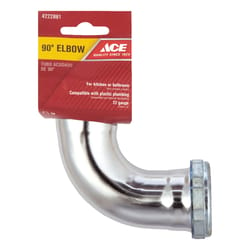Ace 1-1/2 in. D Brass 90 Degree Elbow