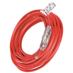 Ace Outdoor 100 ft. L Red Extension Cord 12/3 SJTOW