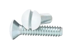 Amerelle White Steel Wall Plate Screws 10 pk