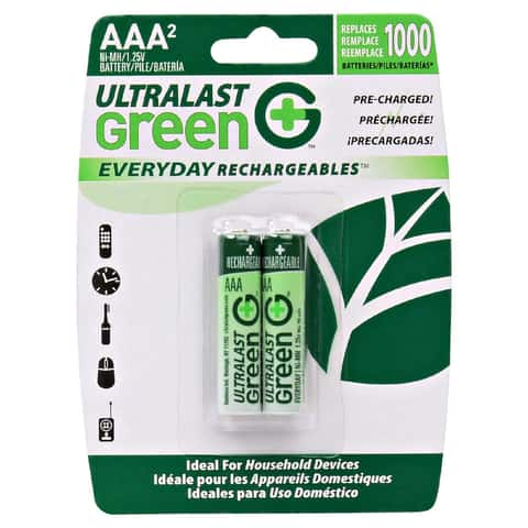 UltraLast NiMH AA 1.2 V 1.5 mAh Solar Rechargeable Battery 4 pk - Ace  Hardware