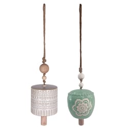 Meadow Creek Multi-color Ceramic 18 in. Bell Chimes