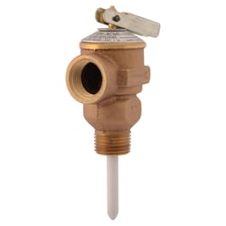 Cash Acme 1/2 in. Bronze Temperature and Pressure Relief Valve