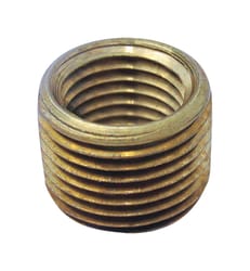 JMF Company 1/2 in. MPT X 3/8 in. D FPT Red Brass Pipe Face Bushing