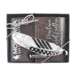 Montana Silversmiths American Flag Hat Feather 1 pk