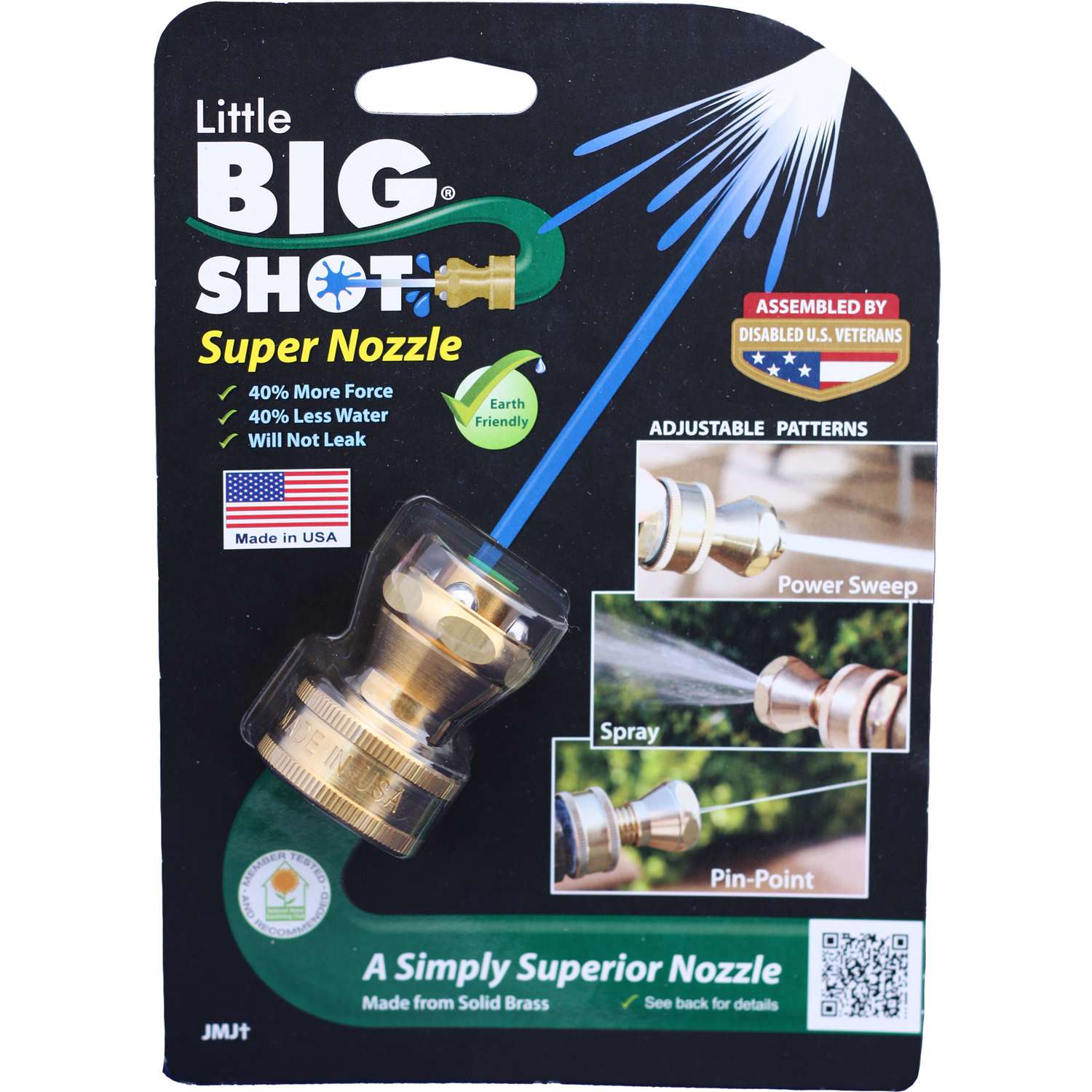 Little Big Shot 12 Adjustable Continuous Brass Hose Nozzle Ace Hardware