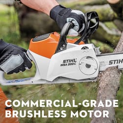 STIHL MSA 200 C-B 12 in. Battery Chainsaw Tool Only Picco Super Chain PS3 3/8 in.