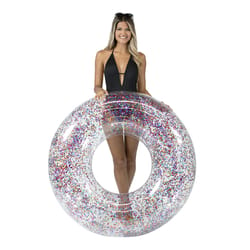 PoolCandy Multicolored PVC Inflatable Jumbo Pool Float