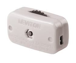 Leviton 6 amps Cord Replacement Switch Parts White 1 pk