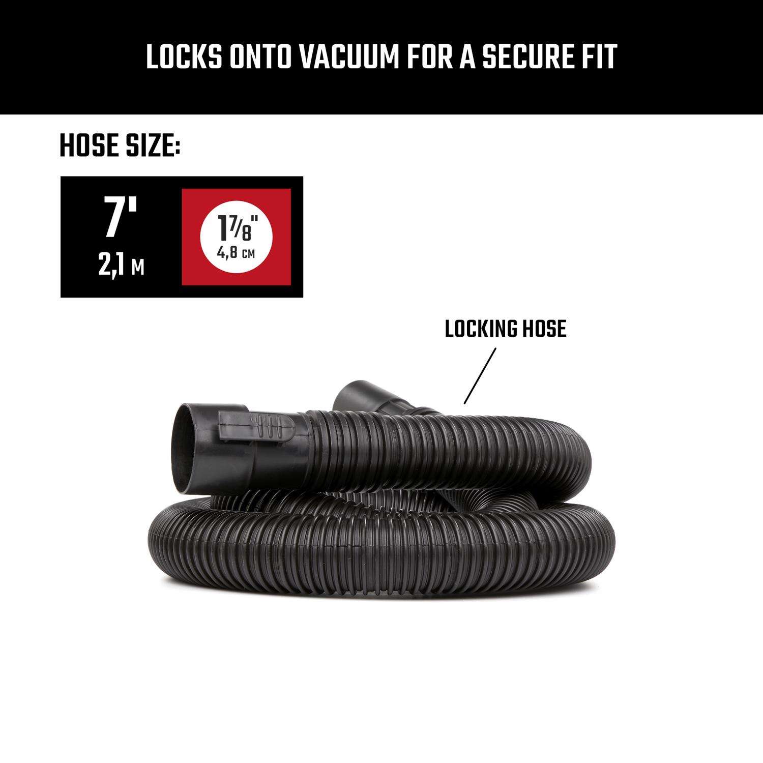 Accessories : Accessories and bags - Central vacuum hose with gas…