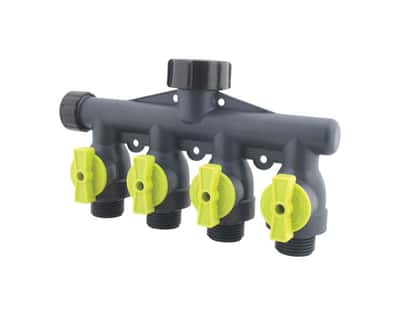 Ace Plastic Threaded Male Garden Hose Manifold - Ace Hardware