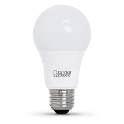 Feit A19 E26 (Medium) LED Bulb Bright White 60 Watt Equivalence 4 pk