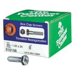 HEX CAP SCREW BOLT GRADE 10.9 M6 X 12MM 1.00 PITCH ZINC PLATED STEEL PACK OF 10
