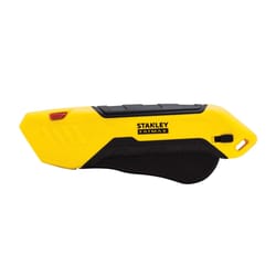 Stanley Fatmax Self-Retracting Squeeze Auto Retract Safety Knife Black/Yellow 1 pc