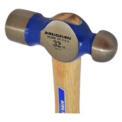 Vaughan 32 oz Ball Pein Ball Pein Hammer High Carbon Steel Head 15.75 in.