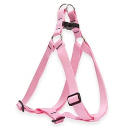 LupinePet Basic Solids Pink Pink Nylon Dog Harness