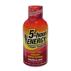 5-hour Energy Regular Strength Sugar Free Pomegranate Energy Shot 1.93 oz