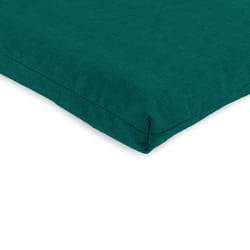 Jordan Manufacturing Teal Polyester Chair Cushion