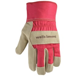 Wells Lamont Women's Work Gloves Gray/Yellow S 1 pk