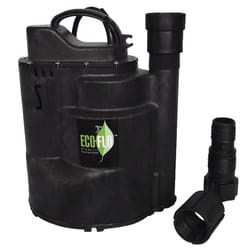 Eco-Flo SUP Series 1/4 HP 1800 gph Thermoplastic Switchless Switch Submersible Utility Pump