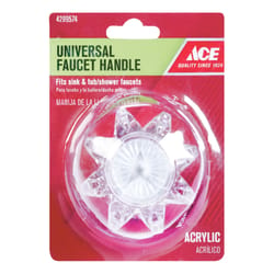 Ace For Universal Clear Tub and Shower Faucet Handles