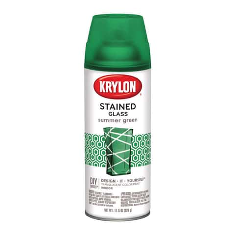 Krylon Stained Glass Summer Green Spray Paint 11.5 oz - Ace Hardware