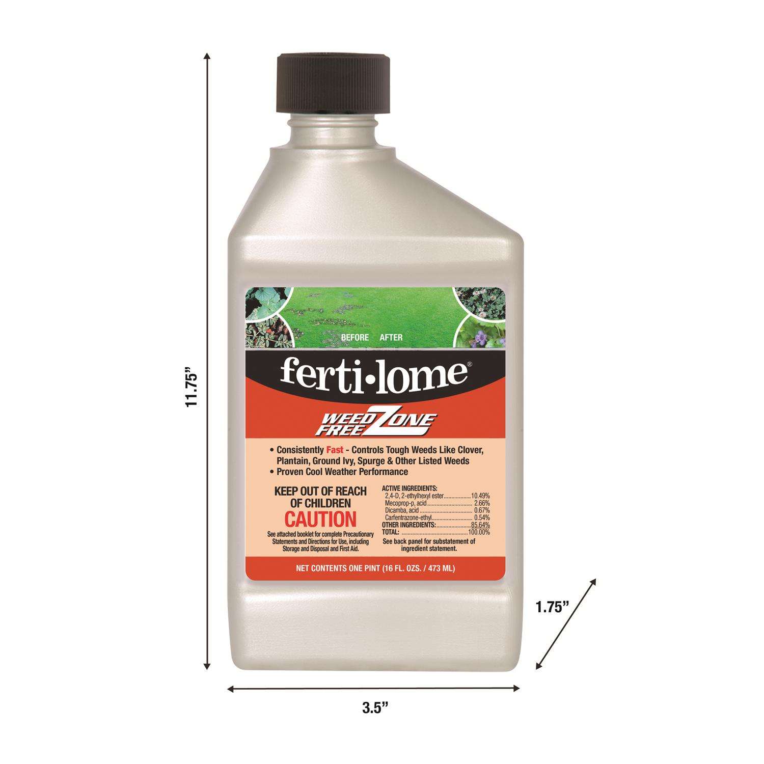 Ferti-Lome Weed Free Zone Weed Control Concentrate 16 oz
