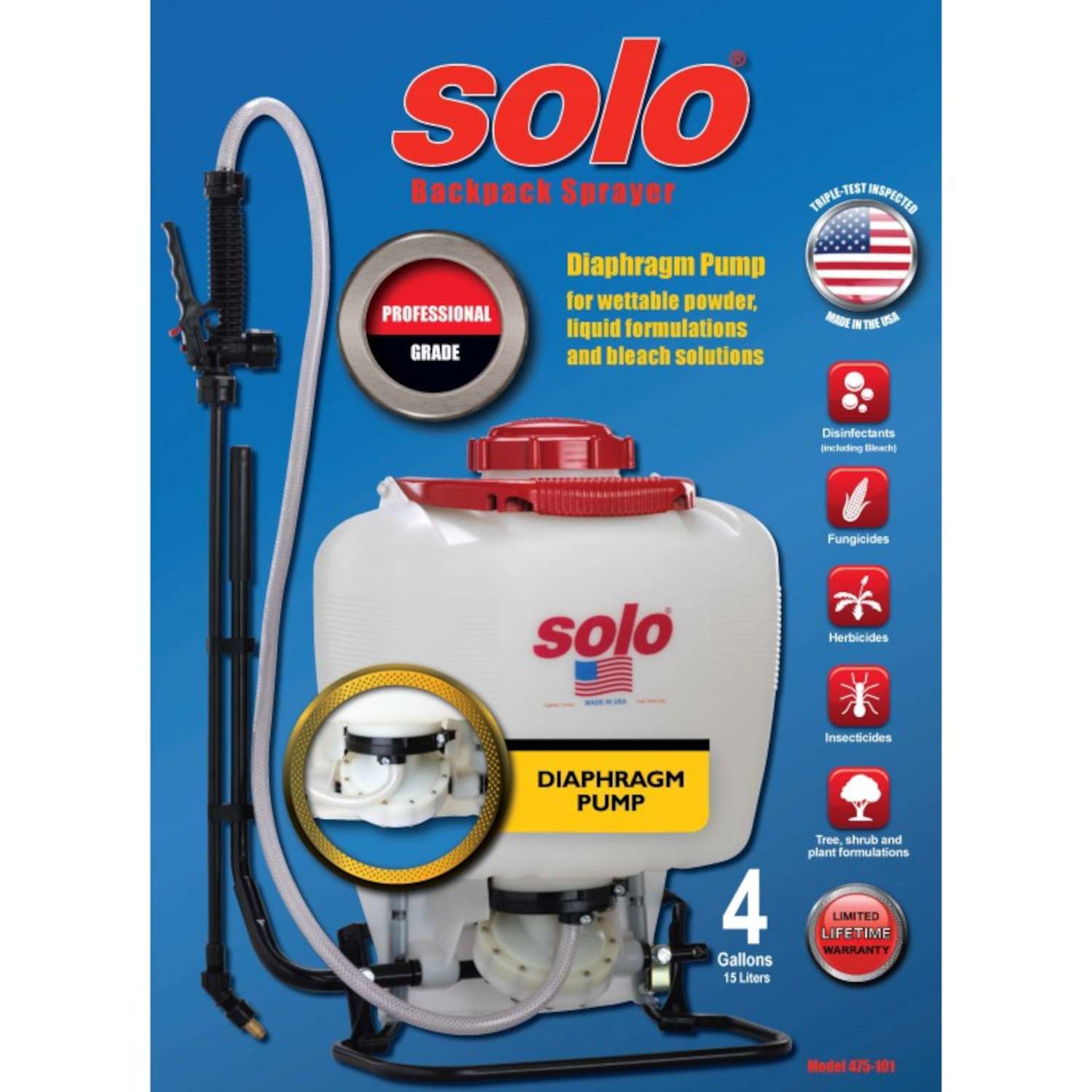 Solo store backpack sprayer