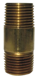 JMF Company 1/4 in. MPT 1/4 in. D MPT Brass Nipple 2 in. L