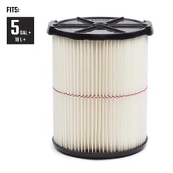 Craftsman 6.75 in. D General Purpose Wet/Dry Vac Cartridge Filter 5-20 gal 1 pc