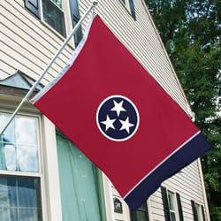 Valley Forge Tennessee State Flag 36 in. H X 60 in. W