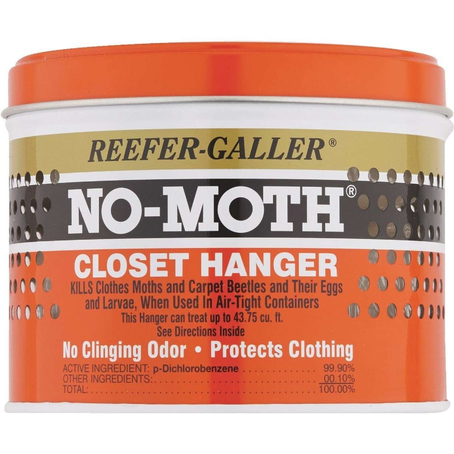 No-Moth Closet Hanger - 14 oz tin
