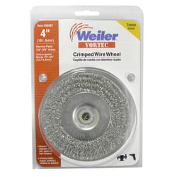 Weiler Vortec 4 in. Crimped Wire Wheel Carbon Steel 4500 rpm 1 pc