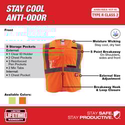 Milwaukee Safety Vest Orange L/XL