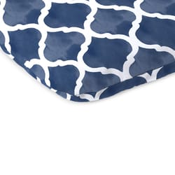 Jordan Manufacturing Navy Blue/White Polyester Seat Pad