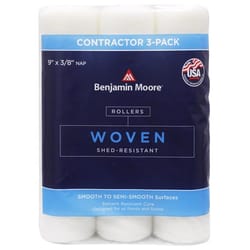 Benjamin Moore Woven 9 in. W X 3/8 in. S Regular Roller 3 pk