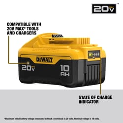 DeWalt 20V MAX XR DCB210 10 Ah Lithium-Ion Battery 1 pc