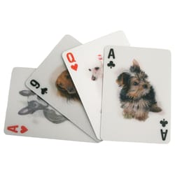 Kikkerland 3-D Dogs Playing Cards