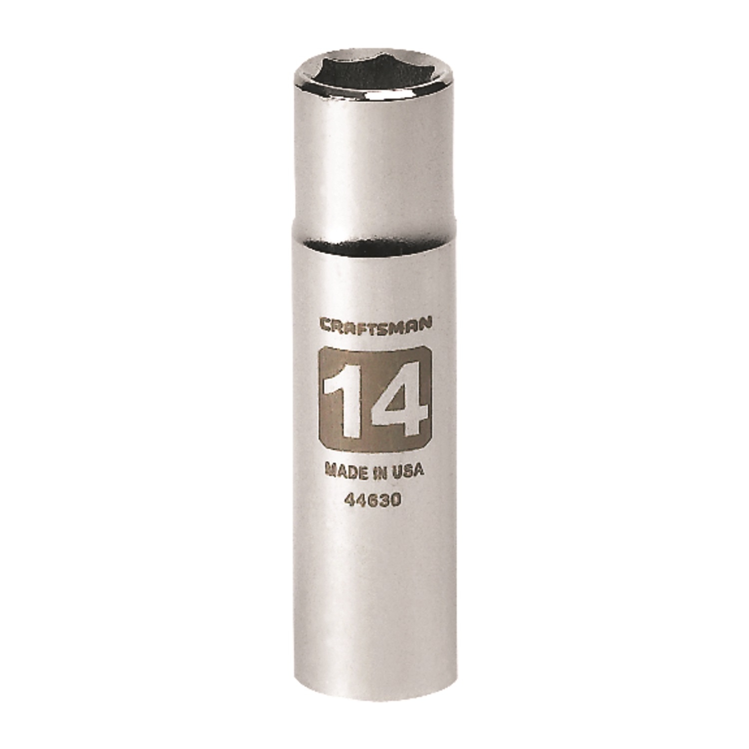 Craftsman 14 mm X 1/2 in. drive Metric 6 Point Deep Deep Socket 1 pc ...